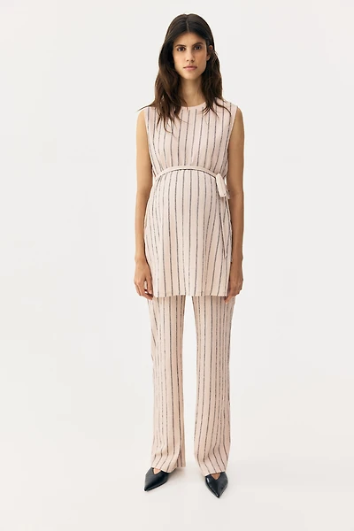 MAMA 2-piece Textured Jersey Set