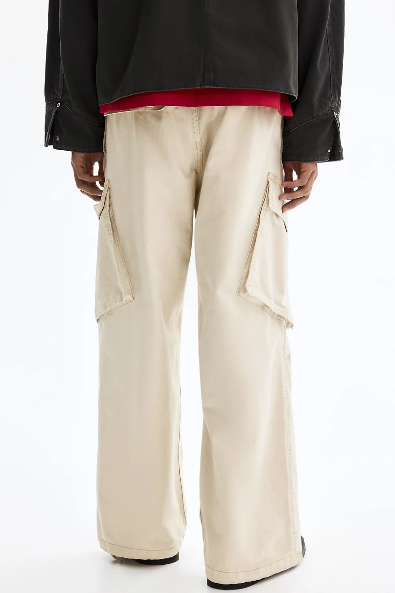 Pantalon cargo ample