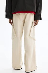 Pantalon cargo ample