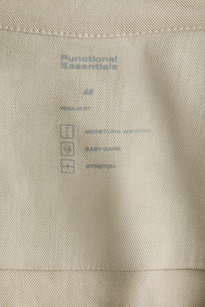Regular-Fit Linen-Blend Shirt