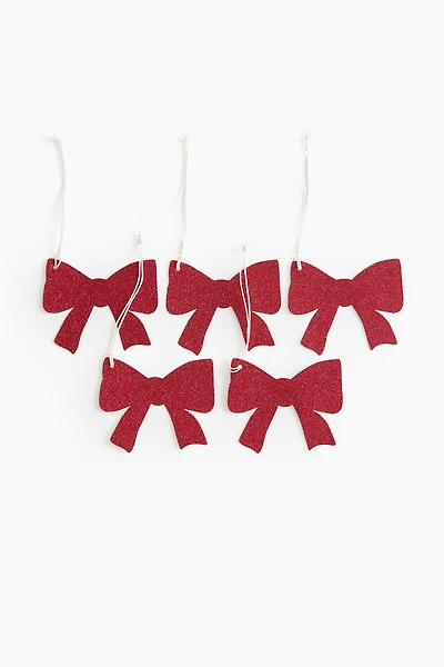 5-Pack Bow-Shaped Gift Tags