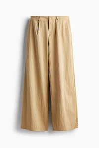 Tailored Crêpe Pants