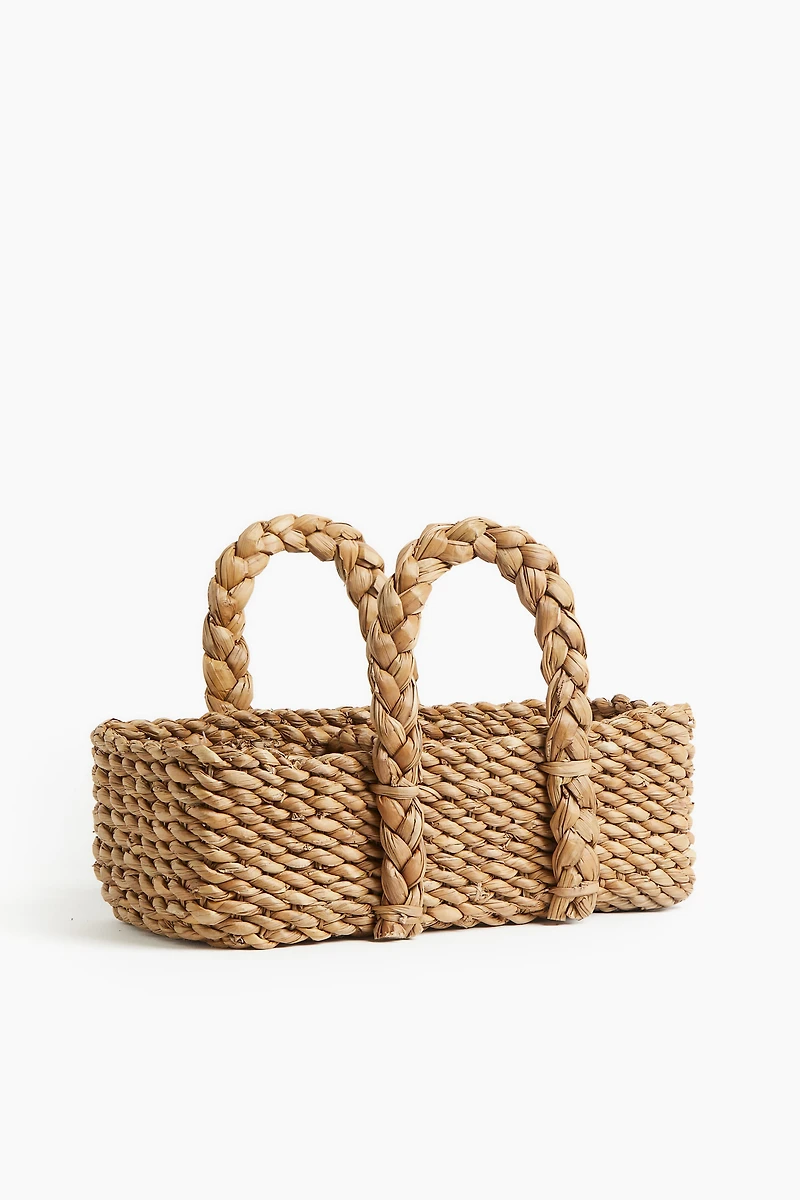 Panier de rangement en jonc de mer