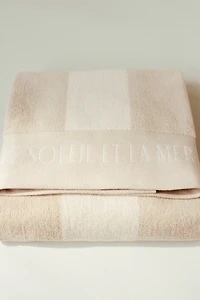 Serviette de plage rayée en coton