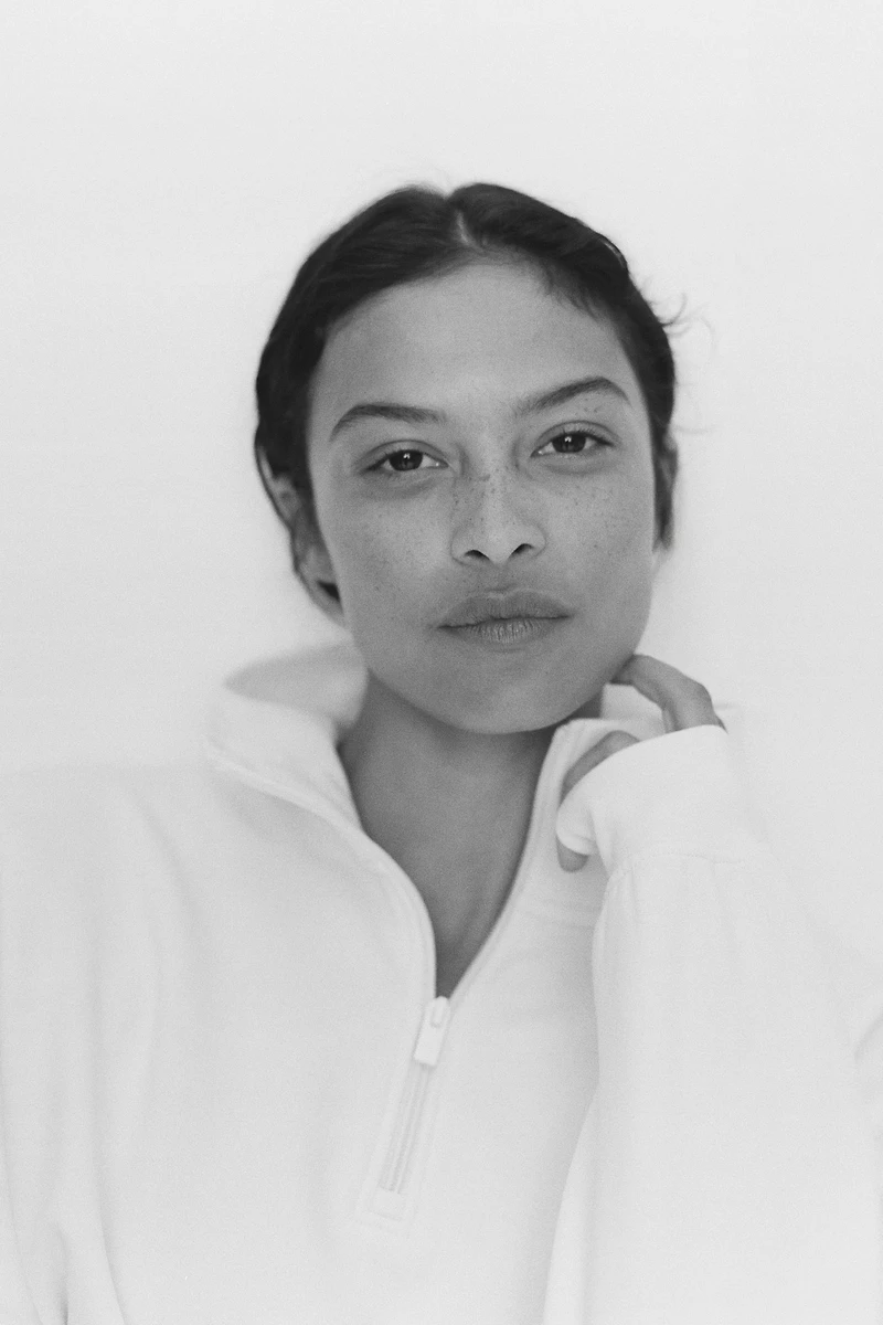Oversized Half-Zip Sweatshirt