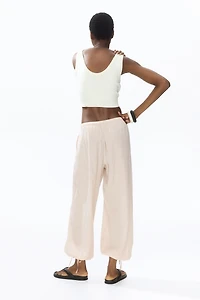 Pantalon ballon à cordon