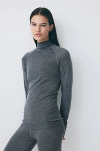 Wool Base-Layer Ski Top