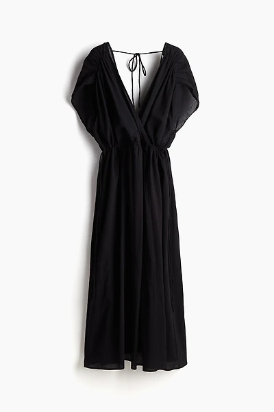 Robe grande taille en coton