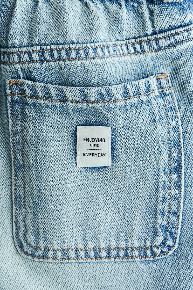 Pantalon de jogging en denim coton