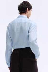 Slim Fit Linen Shirt