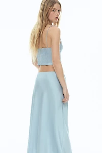 Satin Maxi Skirt