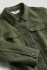 Veste-chemise en sergé