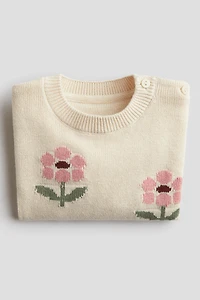 Chandail en maille jacquard