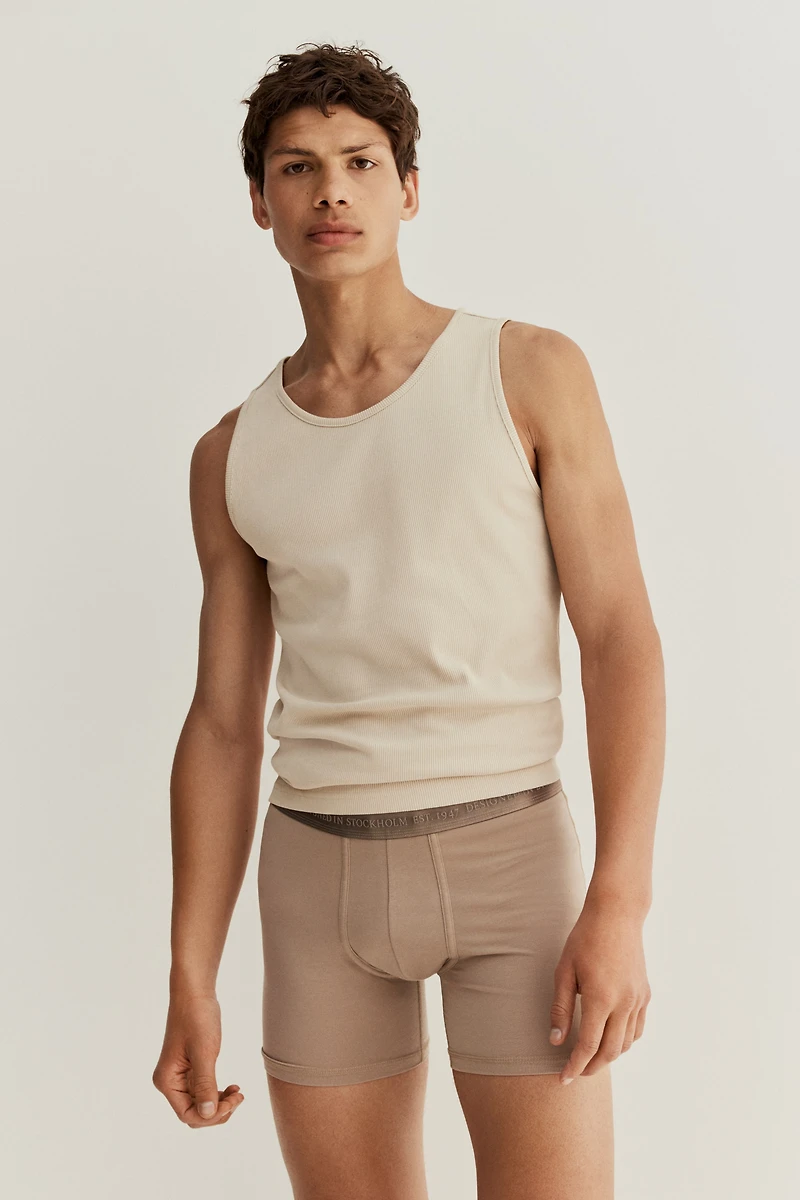 Lot de 2 caleçons boxeurs Lycra🅫 mi-longs