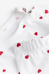 Pyjama imprimé en coton