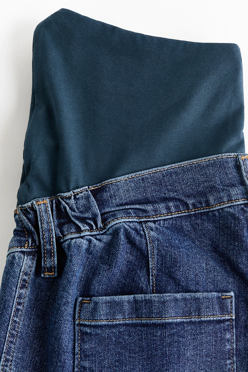 MAMA Jean ample à la cheville taille haute