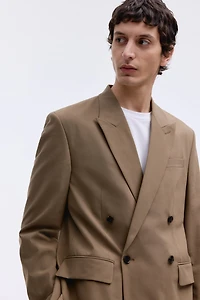 Relaxed-Fit Double-Breasted Jacket