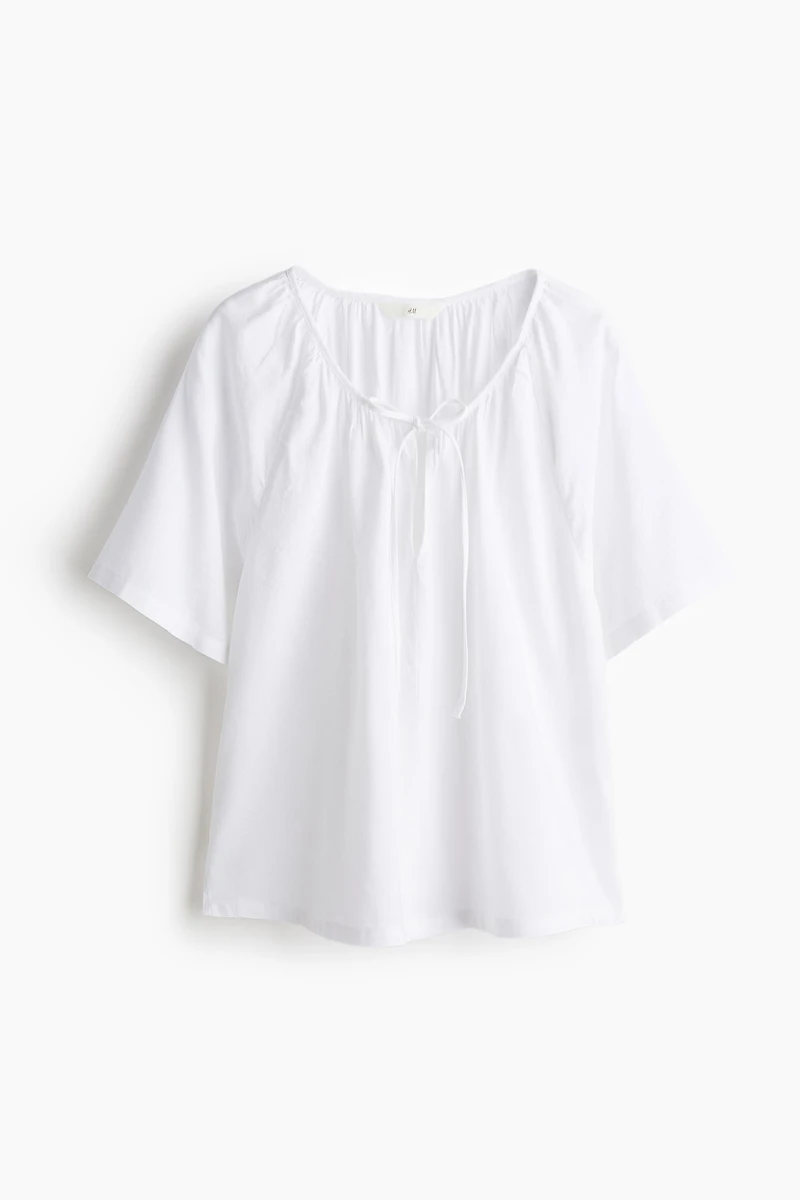 Raglan-sleeved Blouse