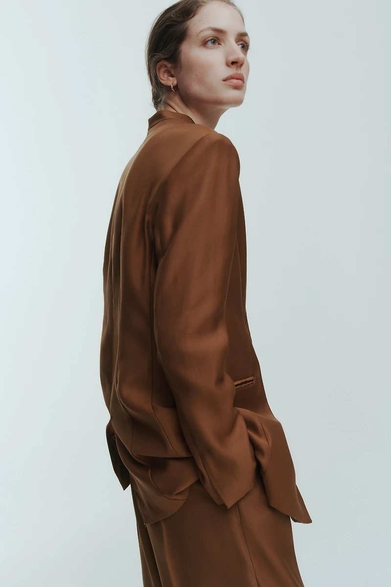 Blazer sans revers