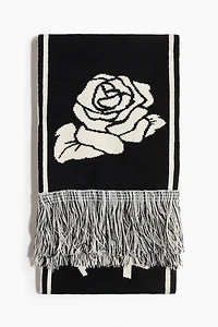 Écharpe en tricot jacquard