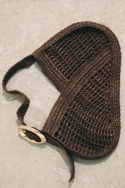 Sac porté épaule en paille