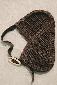 Sac porté épaule en paille