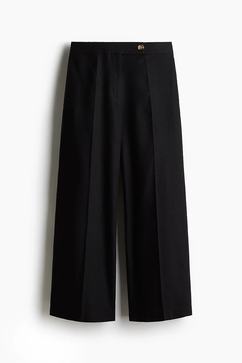 Dressy Linen-Blend Pants