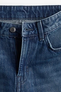 Two-Toned Wide-Leg Jeans