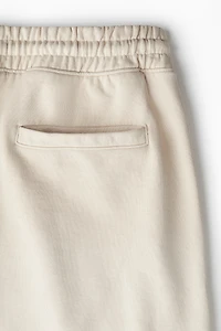 Short coupe décontractée en molleton de coton