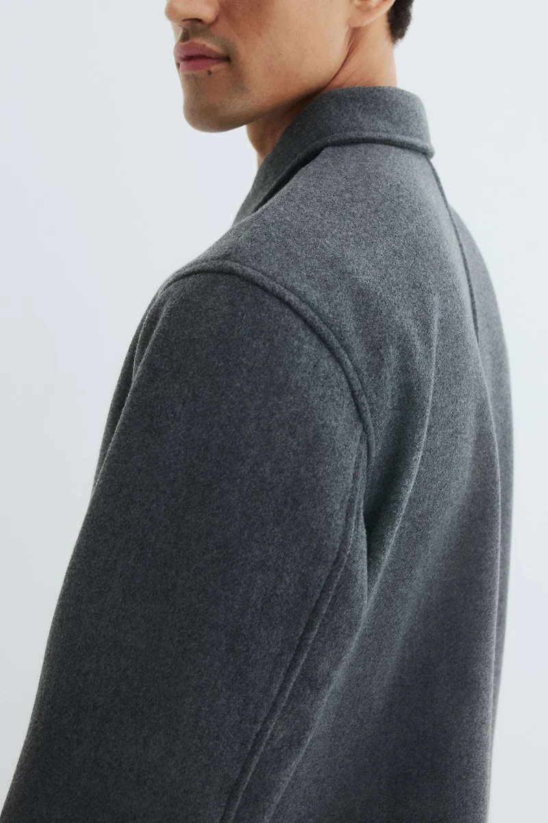 Surchemise feutrée classique