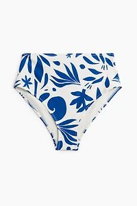 Culotte de bikini échancrée