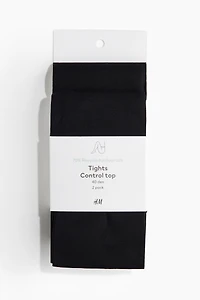 2-pack Control-Top Tights 40 Denier