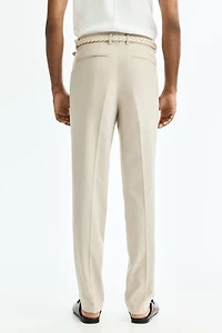 Slim-Fit Suit Pants
