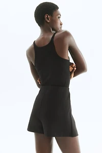 Button-Front Skort