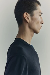 Chandail classique en tricot de laine fine