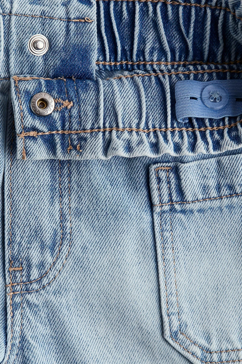 Loose Fit Denim Shorts