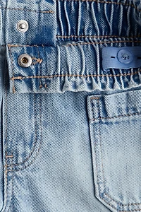 Loose Fit Denim Shorts
