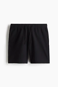 Regular-Fit Linen-Blend Shorts