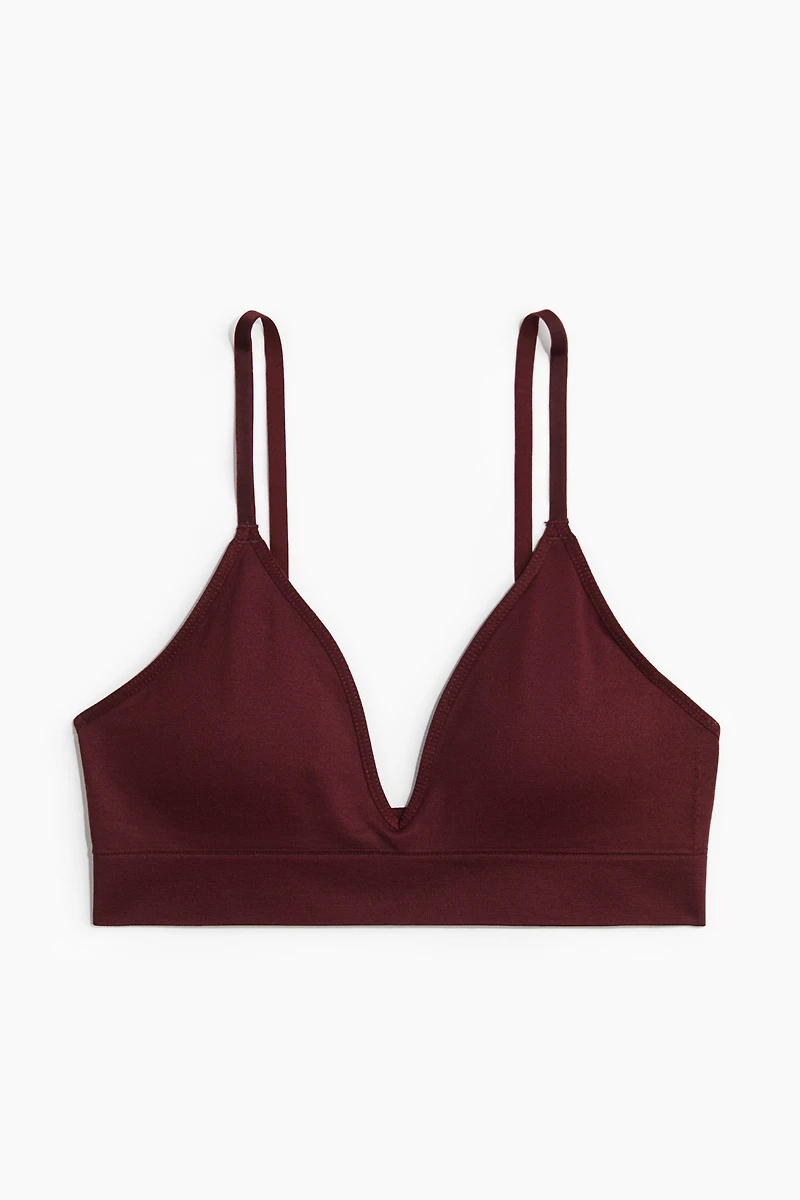 Seamless Padded Soft-cup Bra