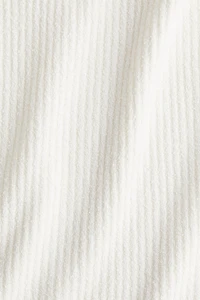 Haut à épaules nues en tricot côtelé