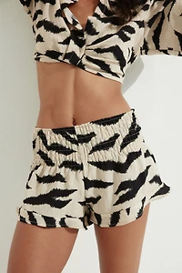 Smocked Pull-On Shorts