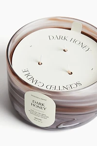 Large Scented Candle in Glass Holder