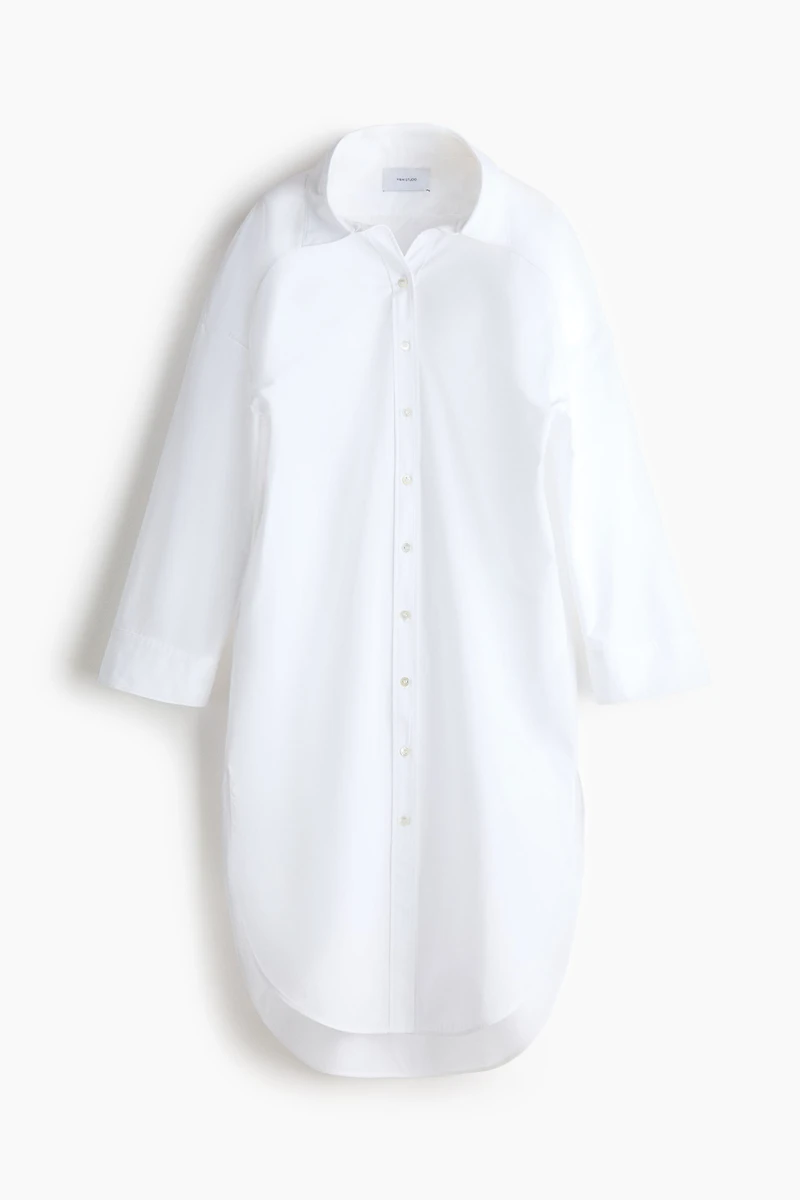 Poplin Shirt Dress