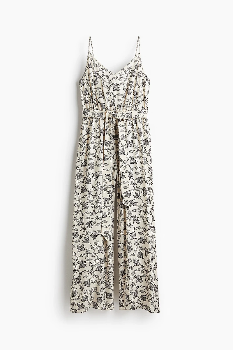 Tie-Belt Jumpsuit