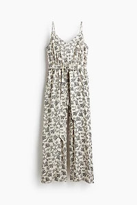 Tie-Belt Jumpsuit