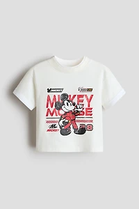 Layered-Look Printed T-Shirt