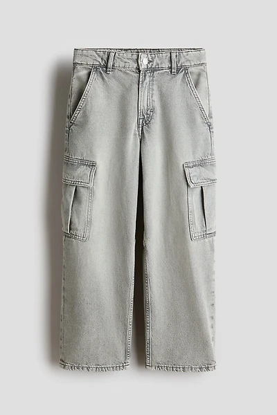 Baggy-Fit Cargo Jeans