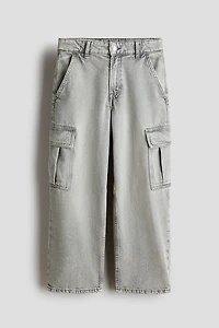 Baggy-Fit Cargo Jeans