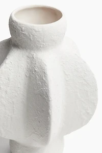 Textured Stoneware Vase