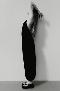 Balloon-Leg Strappy Jumpsuit